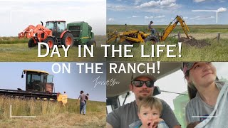 DAY IN THE LIFE! Ranch Life in Montana, Making Hay! Family Life, - Vlog