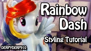 My Little Pony: Rainbow Dash Hair Styling Tutorial