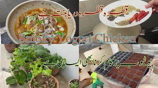 Ajj Banaia Dhuan Dahi Chicken | Smoky Yogurt Chicken | kitchen Gardening | lifeaccordingtome93