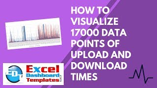 How to Visualize 17000 Data Points of Upload and Download Times