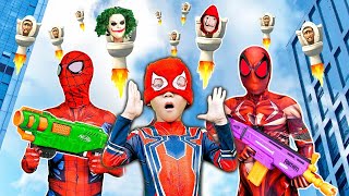 What If 10 SPIDER-MAN in 1 HOUSE? | Spiderman in new SUPERHERO'S SUITS: Hunt down Joker criminals