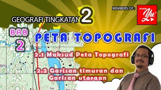 Geografi Tingkatan 2 Bab 2 Peta Topografi | 2.1-2.2 Maksud Peta Topografi Garisan timuran & utaraan