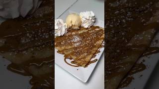 Cookie butter crepe? Yes, please!! 🤤❤️‍🔥 #mineola #desserts #crepes