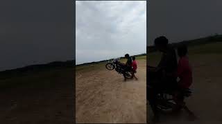 wheelie tutorial for bike stunt kgf3 hero spendor bike stunt