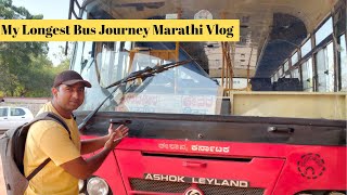 My Longest Bus Journey  | Udgir Fort | Famous Masala Dosa In Udgir