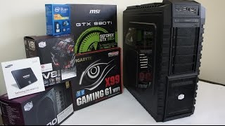 Intel i7 5930K GTX 980 Ti 4K Gaming Pc Build, Benchmark and Game Test