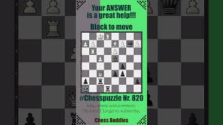 #Chesspuzzle 820