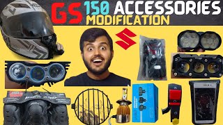 GS 150 MODIFICATION || BEST MODIFICATION ACCESSORIES || ACCESSORIES || #gs150 #gs150se #modified