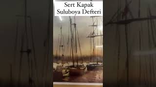 Sert Kapak Suluboya Defteri