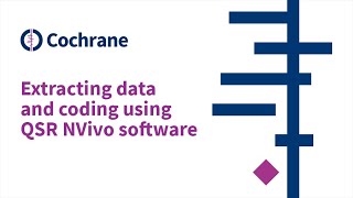 Extracting data and coding using QSR NVivo software