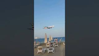 Emirates B777-ER landing at Larnaca!!