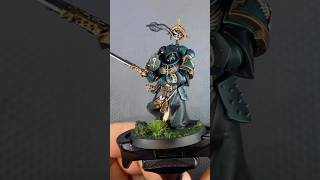 Dark Angels: Inner Circle Companion painting process! #warhammer40000 #Warhammer #miniaturepainting