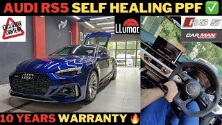 AUDI RS5 Modifications 🇧🇪 Part 1: Protected with Llumar Platinum SELF HEALING PPF ✅✨| CAR MAN INDIA