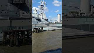 ##LIVE ##HISTORICAL ##FASCINATING ##HMS ##BELFAST ##WARSHIP #LONDON #RIVER #THAMES #WEATHER #UK2024🚢