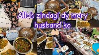 Raat k 2 bjy aye ||positive soch ha ||dinner menu||Allah zindagi dy mery husband ko🤲🏻🫶🏻