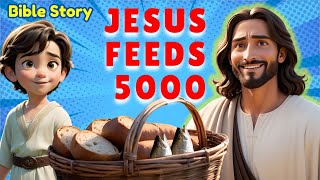 Jesus Feeds 5000 | Animated Kids Bible Story | Miracle of Jesus