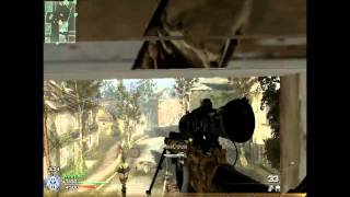 MW2 Fail - Sniper scoped Minigun WTF! (Glitch)