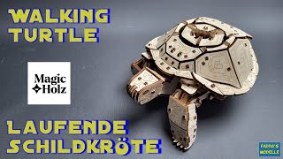 Mechanische Schildkröte / Mechanical turtle - MagicHolz