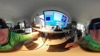 Amateurfunker (DL8OBQ als PJ2HQ im IARU Contest 2018) 360°