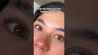 Lash Lift and Tint, Brow Lamination and Tint, Brown Eyes Makeup