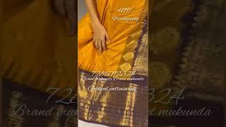 కంచి గాధ్వల్ పట్టు సారీస్ Kanchi gadhwal pattu sarees #shorts #trending #viral #youtubeshorts #yt