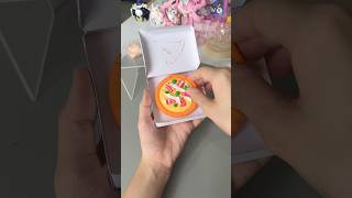 Làm 1 chiếc BÁNH PIZZA từ đất sét siêu đơn giản 🤩 | Bò Cutie #diy #handmade #shorts