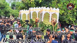 1 Moharram Juloos || Anjuman e Yadgar e Hussaini Nowgawan Sadat 2024-25 #nowgawansadat #azadari