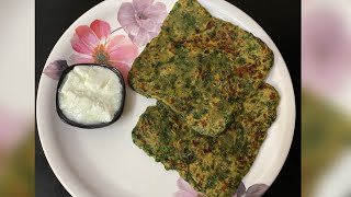 Palak Paratha Recipe/ Spinach Paratha Recipe / Breakfast recipe