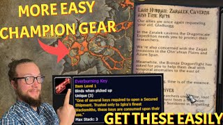 DON'T MISS! More EASY Champion Gear Zaralek Caverns and Finding Everburning Key World of Warcraft S4