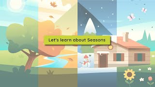 Name of the Season in English | video for kids | Preschool learning | science and vocabulary