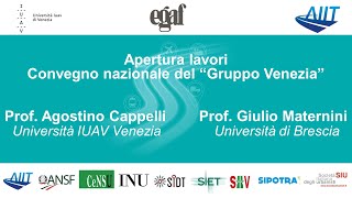 Prof. Agostino Cappelli - Prof. Giulio Maternini - Apertura dei lavori