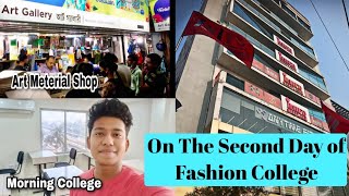 Second Day of Fashion College ||INIFD College Vlog 2✌