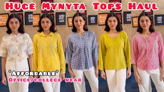 Myntra affordable tops|Office/college wear|Trendytops| #myntrahaul #myntrafinds #fashion