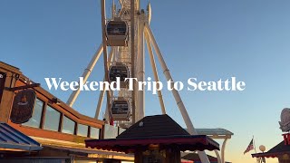 Seattle Downtown Hotels Vlog- Fairmont Olympic Village and Seattle Ferris Wheel at Pier