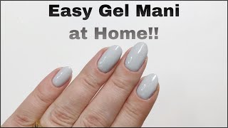 Gel Mani at Home! | DIY Gel Nails!!