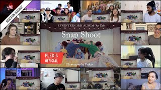 ‘[Choreography Video] SEVENTEEN - Snap Shoot’ reaction mashup