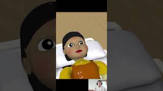 Scary Teacher 3D vs Squid Game Become Doctor to Save Doll From Electric Shock 5 Times #shortsvideo