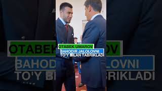 ℹ️ Otabek Umarov Bahodir Jalolov tuyi da tabrikladi. To'ylar muborak