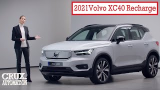 New Volvo XC40 Recharge Launched in India |Looks | Features | Walkaround |#CRUXAUTOMATION |#INdetail