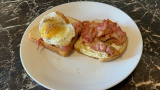 Bacon Eggs Toast ASMR