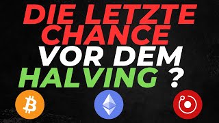 Die letzte CHANCE vor dem Bitcoin HALVING? | So GÜNSTIG wird es NIE wieder?!