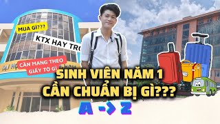 SINH VIÊN NĂM NHẤT cần chuẩn bị những gì | lời khuyên cho TÂN SINH VIÊN đi học xa | người yêu mới.