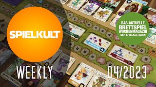 Weekly 04/2023 // Brettspiel-Reviews, Spieletreff, Vorschau