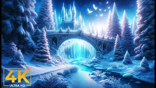 Winter 4K Video Ultra HD Experience with Soothing Relaxing Music