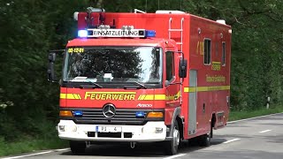 [AMOK-ALARM in Schule!] Einsatzfahrten Feuerwehr, Rettungsdienst, TEL & LZG Kreis Pinneberg