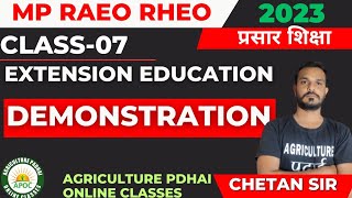 Class-7 | Demonstration | Method & Result Demonstration | MP RAEO | RHEO | ATM | BTM | By Chetan Sir