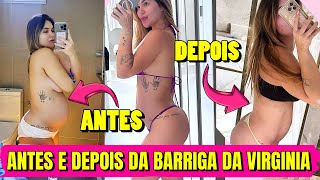 De cair o queixo! Barriga de Virginia pós-parto Surpreende