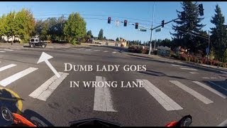 Another idiot woman driver