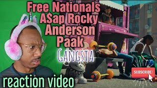 The Production! Free Nationals, A$AP Rocky, Anderson Paak 'Gangsta' REACTION Video