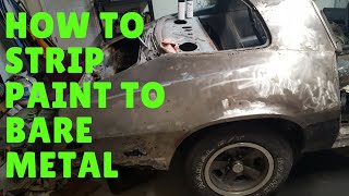 How to strip paint to bare metal